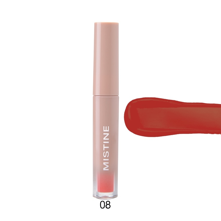 Mistine Choose Me  Long Wearing Lip Gloss 1.6g. 08 Red