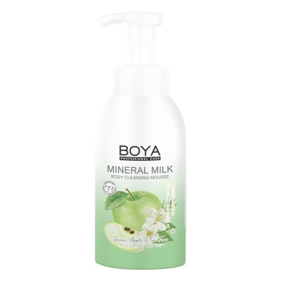 Boya Boya Mineral Milk Body Cleansing Mousse Green Apple  Tea Tree 500 Ml.