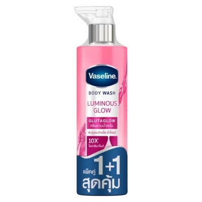 Vaseline วาสลีน บอดี้ วอช ลูมินัส โกลว์ กลูต้าโกลว์ 425 มล.แพ็คคู่ ผิวดูกระจ่างใส ฉ่ำโกลว์