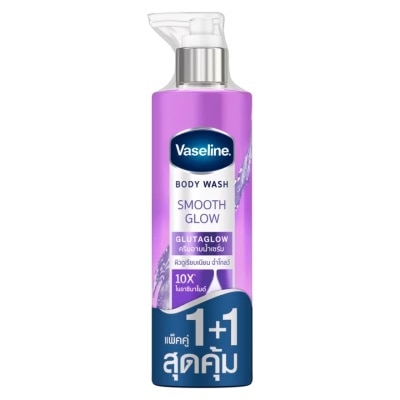 Vaseline วาสลีน บอดี้ วอช สมูท โกลว์ กลูต้าโกลว์ 425 มล.แพ็คคู่ ผิวดูเรียบเนียน ฉ่ำโกลว์