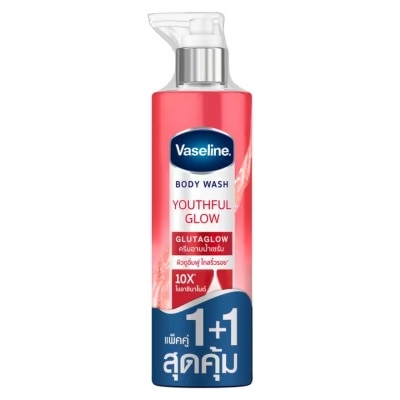 Vaseline วาสลีน บอดี้ วอช ยูธฟูล โกลว์ กลูต้าโกลว์ 425 มล.แพ็คคู่ ผิวดูอิ่มฟู ไกลริ้วรอย