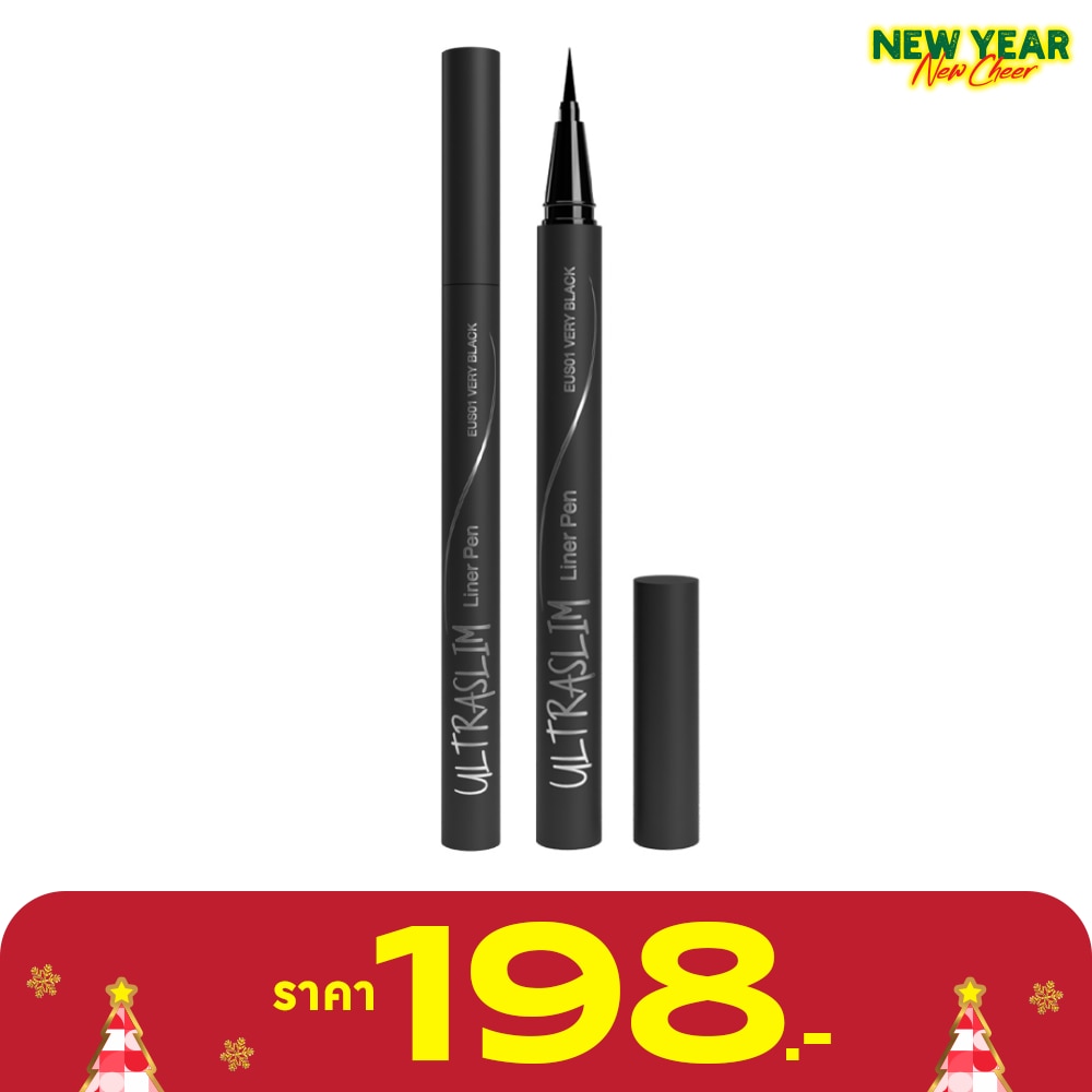อินทูอิท อัลตร้าสลิม ไลน์เนอร์ เพ็น 0.6ก. 01 เวรี่ แบล็ค