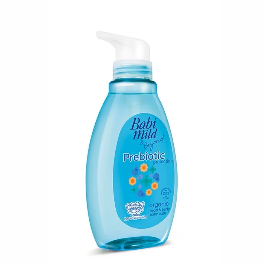 Babi Mild  Beyond Organic Head  Body Baby Bath Prebiotic Protection 380 Ml.