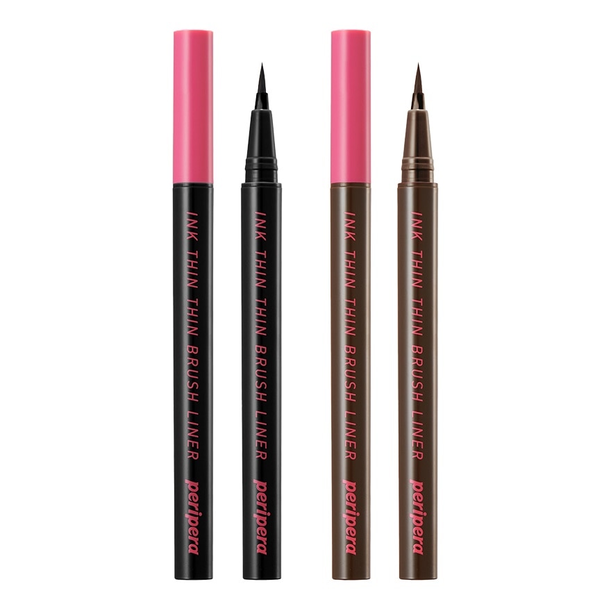 Peripera Ink Thin Thin Brush Liner 0.5g. 02 Brown Film