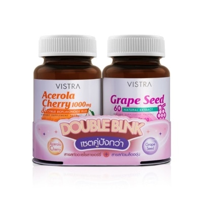 Vistra Vistra Double BLNK Set (Acerola Cherry + Grape Seed)