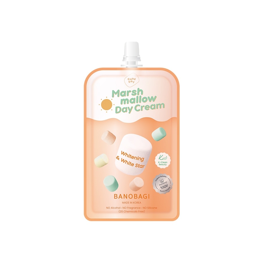 Banobagi Marshmallow Day Cream Whitening  White Star 12 Ml. ผิวไบรท์ เปล่งประกายออร่า