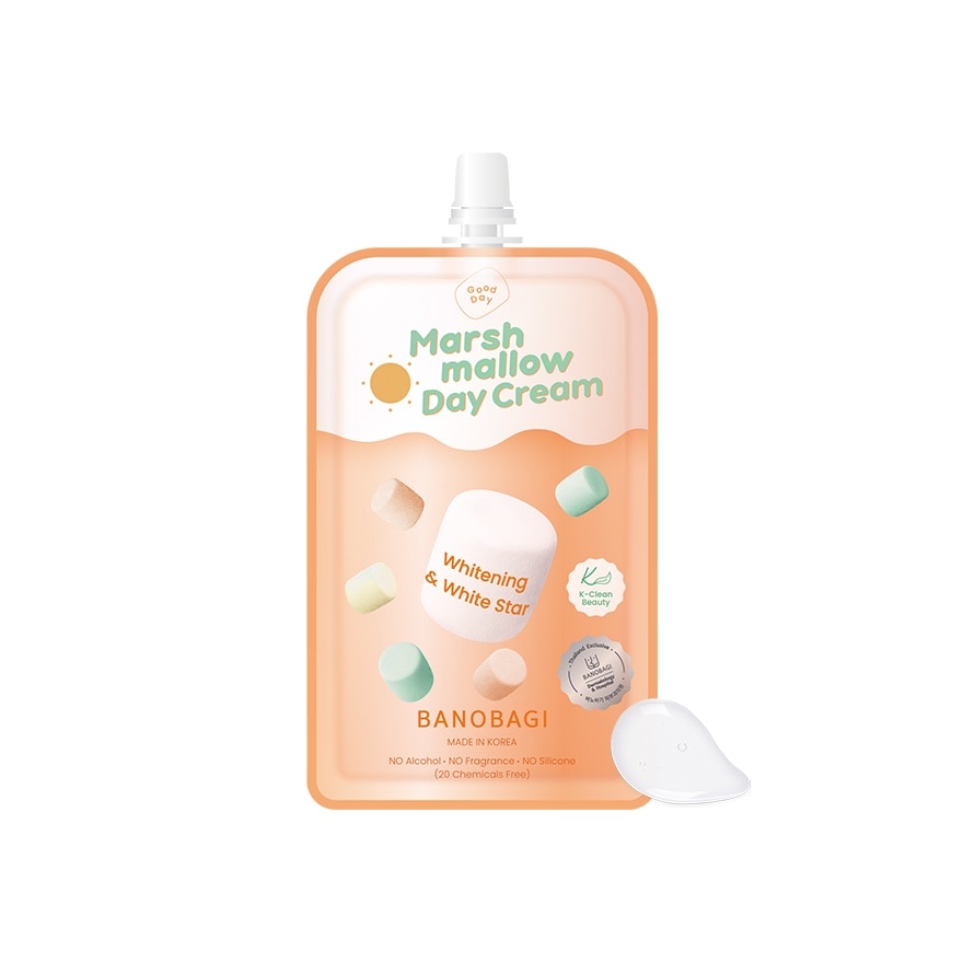 Banobagi Marshmallow Day Cream Whitening  White Star 12 Ml. ผิวไบรท์ เปล่งประกายออร่า