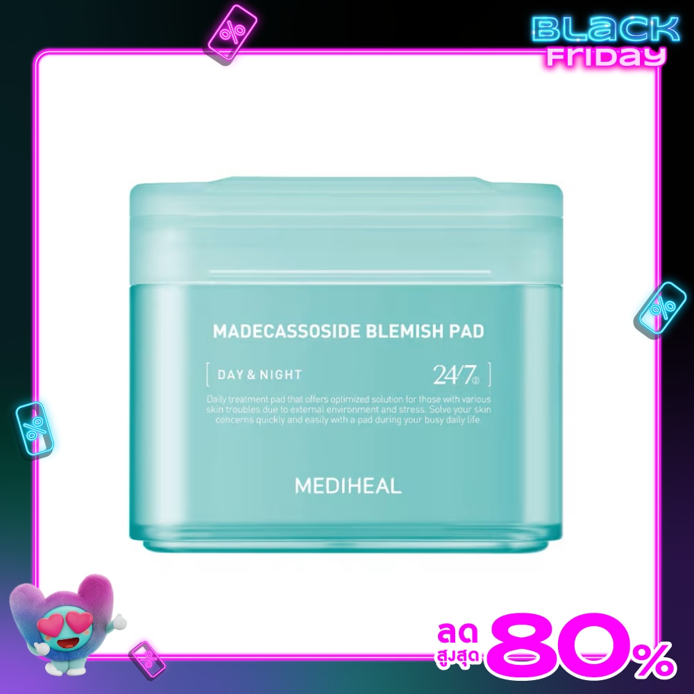 Mediheal Madecassoside Blemish Pad 100'S แผ่นบำรุงผิวหน้า ลดรอยสิว ลดสิวอักเสบ