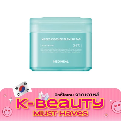 Mediheal Mediheal Madecassoside Blemish Pad 100'S แผ่นบำรุงผิวหน้า ลดรอยสิว ลดสิวอักเสบ image