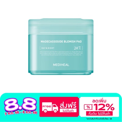Mediheal Mediheal Madecassoside Blemish Pad 100'S แผ่นบำรุงผิวหน้า ลดรอยสิว ลดสิวอักเสบ