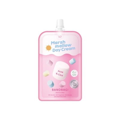 Banobagi Banobagi Marshmallow Day Cream Acne  Cica 12 Ml. ปัญหาสิว รูขุมขน ผิวมัน