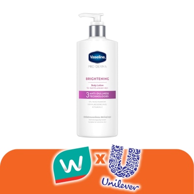 Vaseline - วาสลีน โปร เดอร์มา บอดี้ โลชั่น 3 ไบรท์เทนนิ่ง 465 มล.