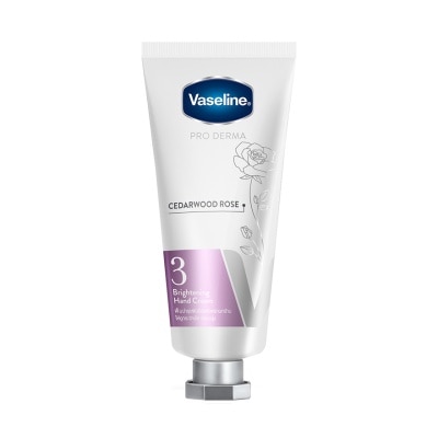 Vaseline วาสลีน โปร เดอร์มา แฮนด์ ครีม ซีดาร์วูด โรส ไบร์ทเทนนิ่ง3 37 มล.