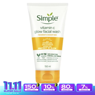 Simple Simple Face Wash Vitamin C Glow 150 Ml.