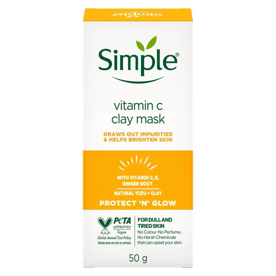 Simple Clay Mask Vitamin C 50 G.