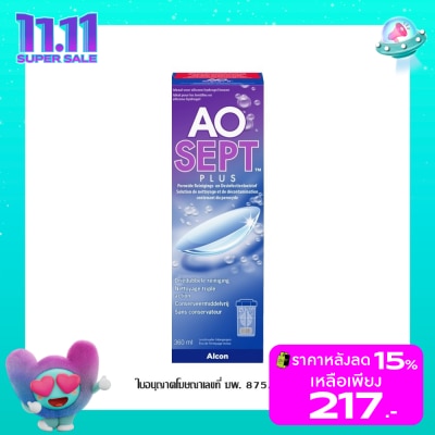 Alcon AOSEPT PLUS Contact lens care system 360 mL.
