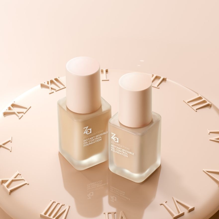 Za Instant Invisible Oil Control Foundation 25ml. PO00