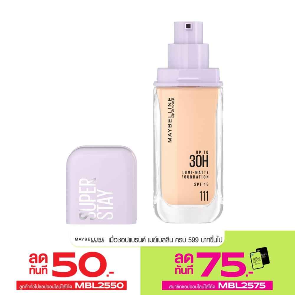 Maybelline Superstay Lumi Matte Foundation 35g. 111