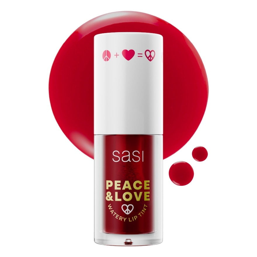 Sasi Peace  Love Watery Lip Tint 5g. 04 HayHa Red