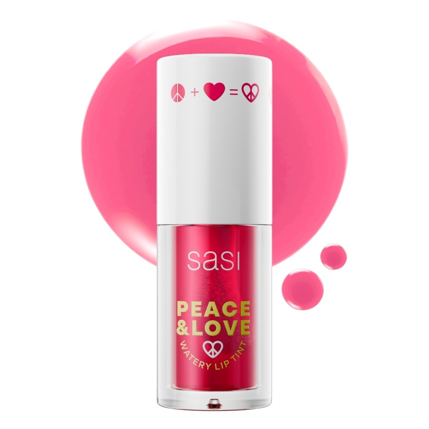 Sasi Peace  Love Watery Lip Tint 5g. 09 Pink Ploy