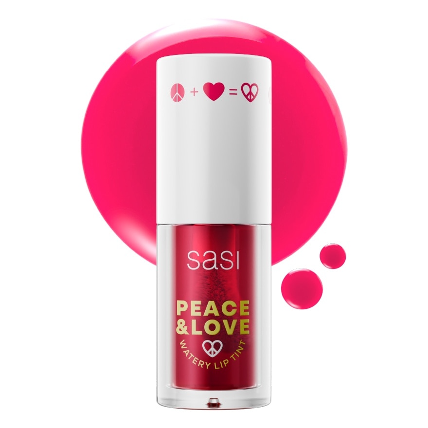 Sasi Sasi Peace  Love Watery Lip Tint 5g. 11 Chompoo Kae