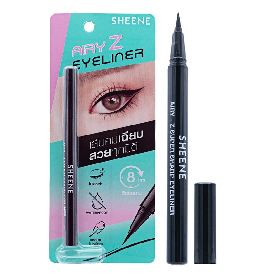 Sheene Sheene Airy-Z Super Sharp Eyeliner 0.6ml. Black