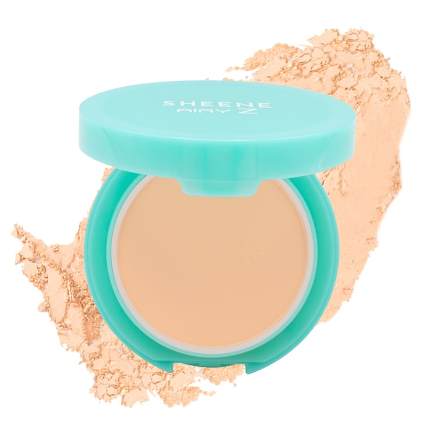 Sheene Airy-Z Perfection Matte Cake Powder SPF 35 PA+++ 8g. C2 Honey beige