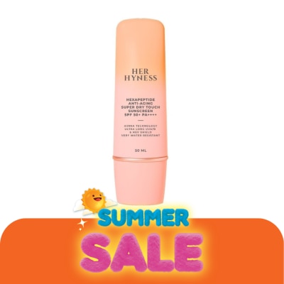 Her Hyness - เฮอ ไฮเนส เฮกซาเปปไทด์ ซันสกรีน SPF50+ PA++++ 50 มล.