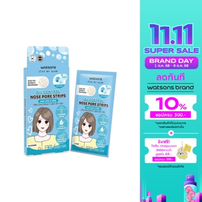 Watsons Watsons Oil Control Nose Pore Strips with AHA  BHA 10 pcs.