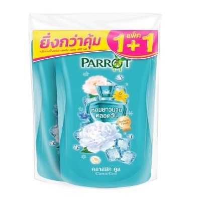 Parrot Parrot Shower Cream Classic Cool Refill 400 Ml. Twin Pack