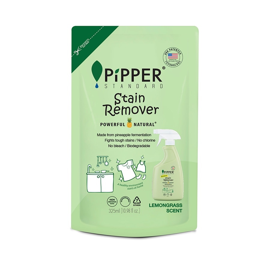 Pipper Standard Stain Remover Lemongrass Scent Refill 325 Ml.