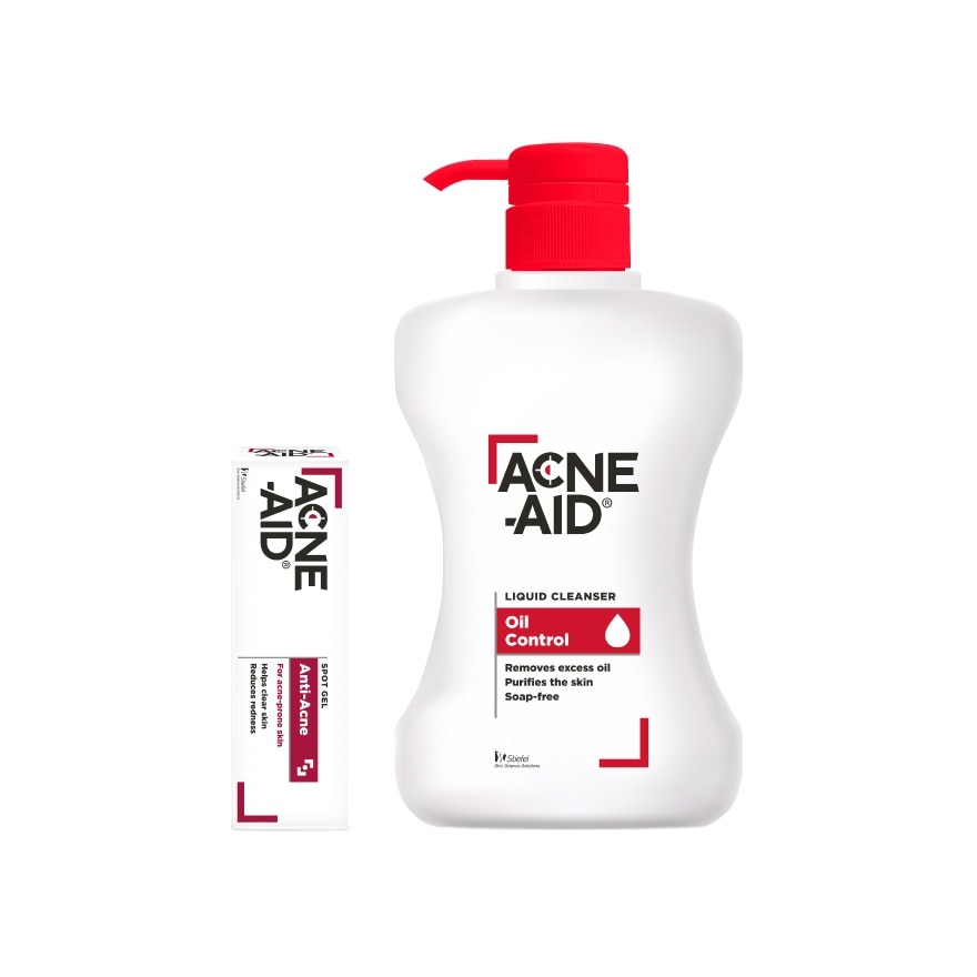 Acne-Aid Cleanser 500ml +Acne-Aid Spot gel 10g