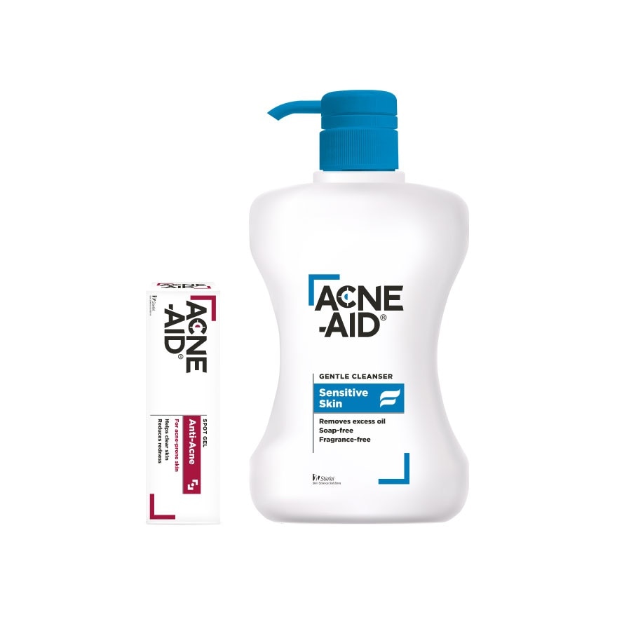 Acne-Aid Gentle Cleanser 500 ml+Acne-Aid Spot gel 10g