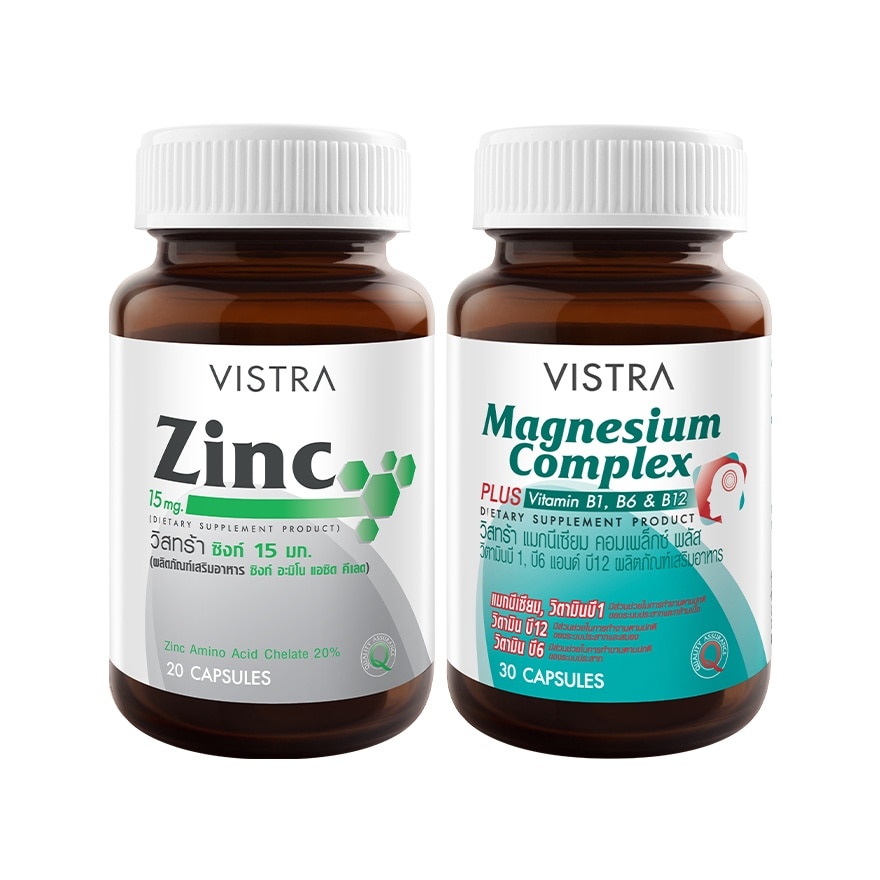 Vistra Zinc 20 Cap+Magnesium Complex 30Cap+ image