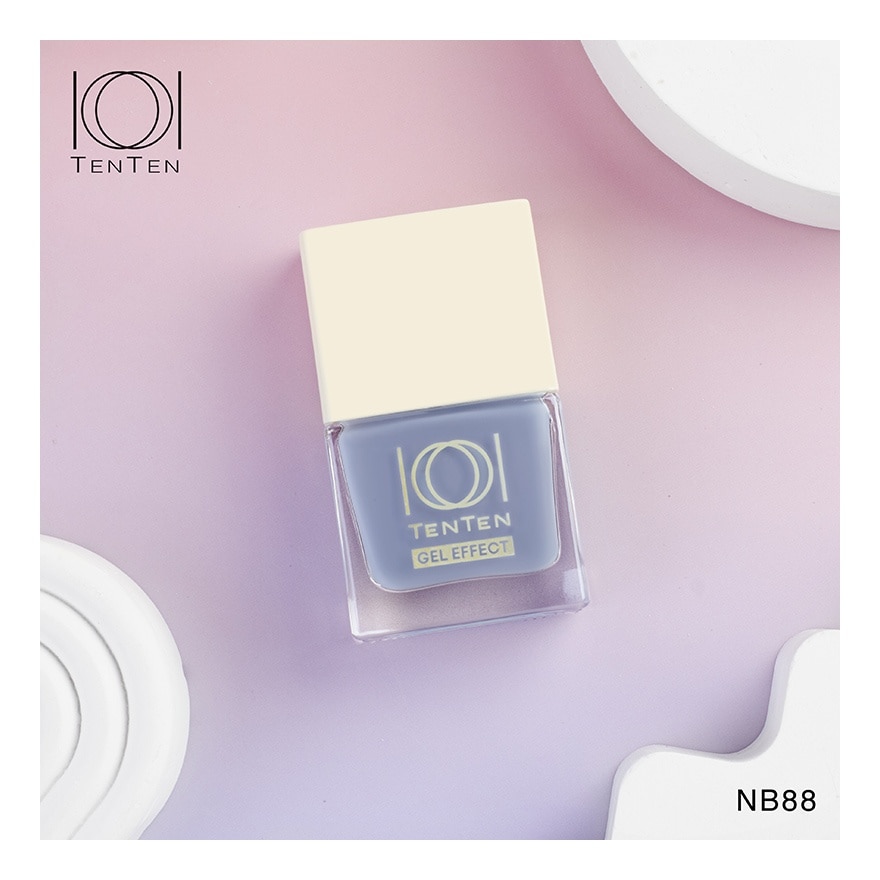 Ten Ten Gel Effect Nail Polish 12ml. NB88 My blue