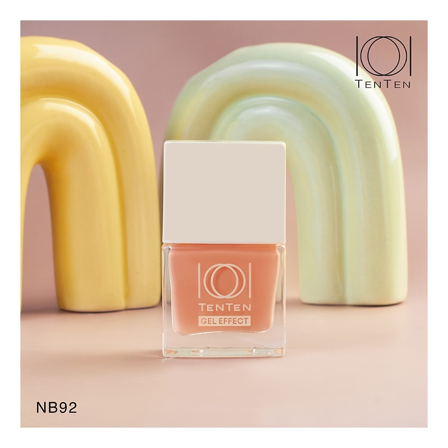 Ten Ten Gel Effect Nail Polish 12ml. NB92 Chic Salmon