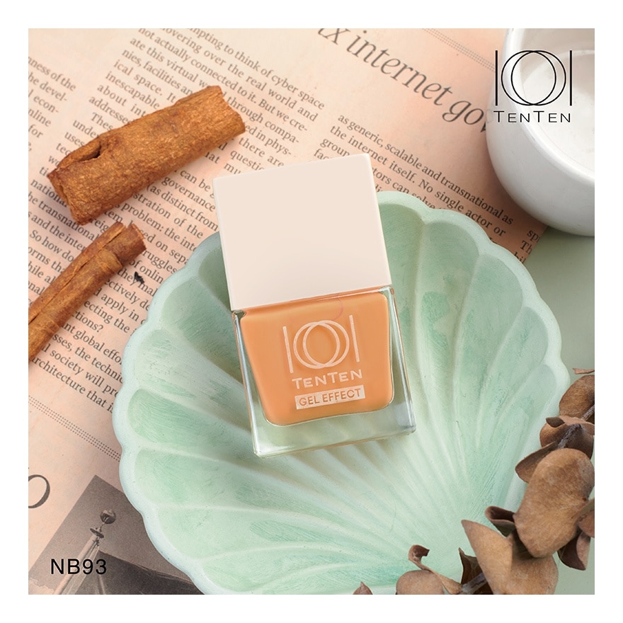 Ten Ten Gel Effect Nail Polish 12ml. NB93 Sun Kiss