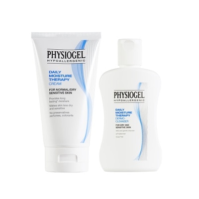 Physiogel ฟิสิโอเจล เดลี่ มอยส์เจอร์ ครีม 150 มล. และคลีนเซอร์ 150 มล.