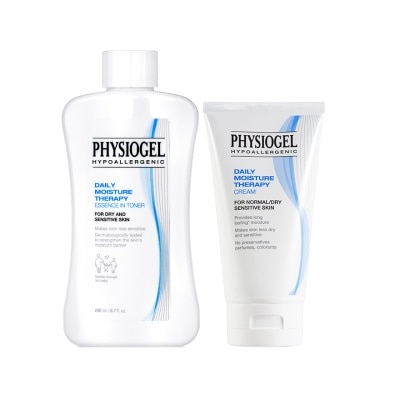 Physiogel ฟิสิโอเจล เดลี่ มอยส์เจอร์ โทนเนอร์ 200 มล. และครีมบำรุงผิว 75 มล.