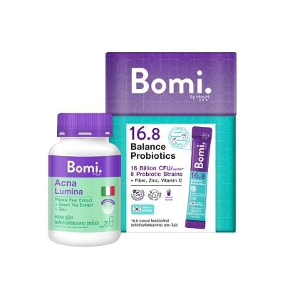 Bomi Bomi 16.8 Probiotics 14Sac+Bomi Acna Lumina 30 Cap