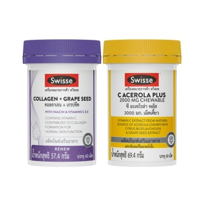 Swisse Swisse Collagen+Grape Seed 60 Tab+Swisse C Acerola Plus 60 Tab