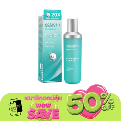 Collagen by Watsons - Collagen by Watsons Hydro Balance HA Vitamin B5 Squalane Moist Toner 130 ml.
