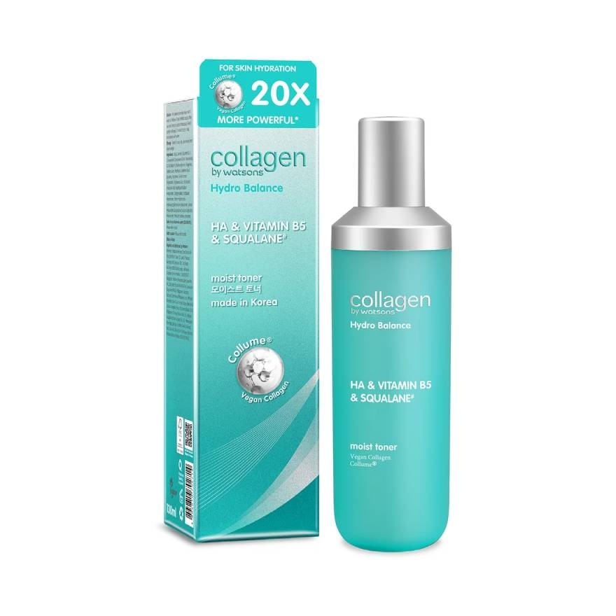 Collagen by Watsons Hydro Balance HA  Vitamin B5  Squalane Moist Toner 130 ml.