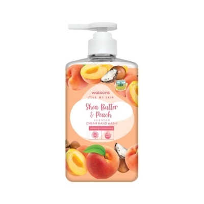 Watsons Watsons Love My Skin Shea butter  Peach Scented Cream Hand Wash 500ml.