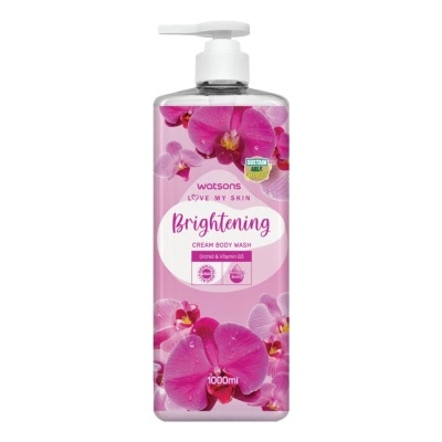 Watsons Watsons Love My Skin Brightening Cream Body Wash 1000ml.