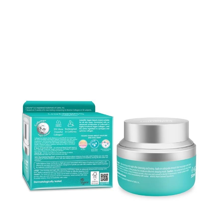 Collagen by Watsons Hydro Balance HA  Vitamin B5  Squalane Water Gel Bomb 50 ml.