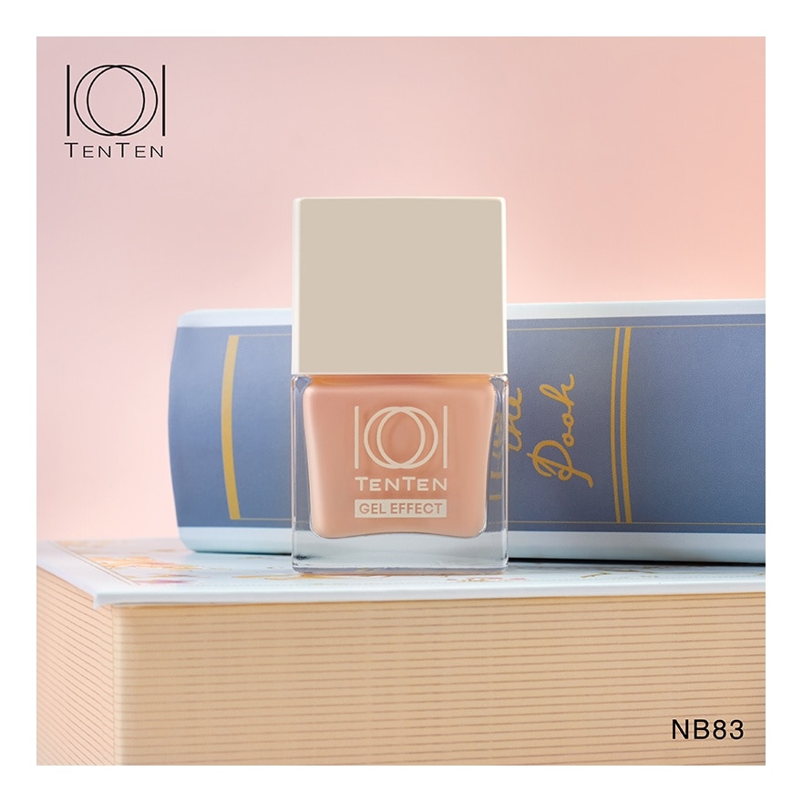 เท็น เท็น น้ำยาทาเล็บ เจล เอฟเฟค 12มล. NB83 แพชชั่น