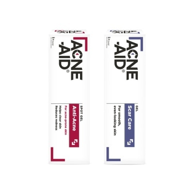 Acne Aid แอคเน่-เอด เจล สการ์ แคร์ 10 กรัม+ สปอต เจล แอนติ-แอคเน่ 10 กรัม