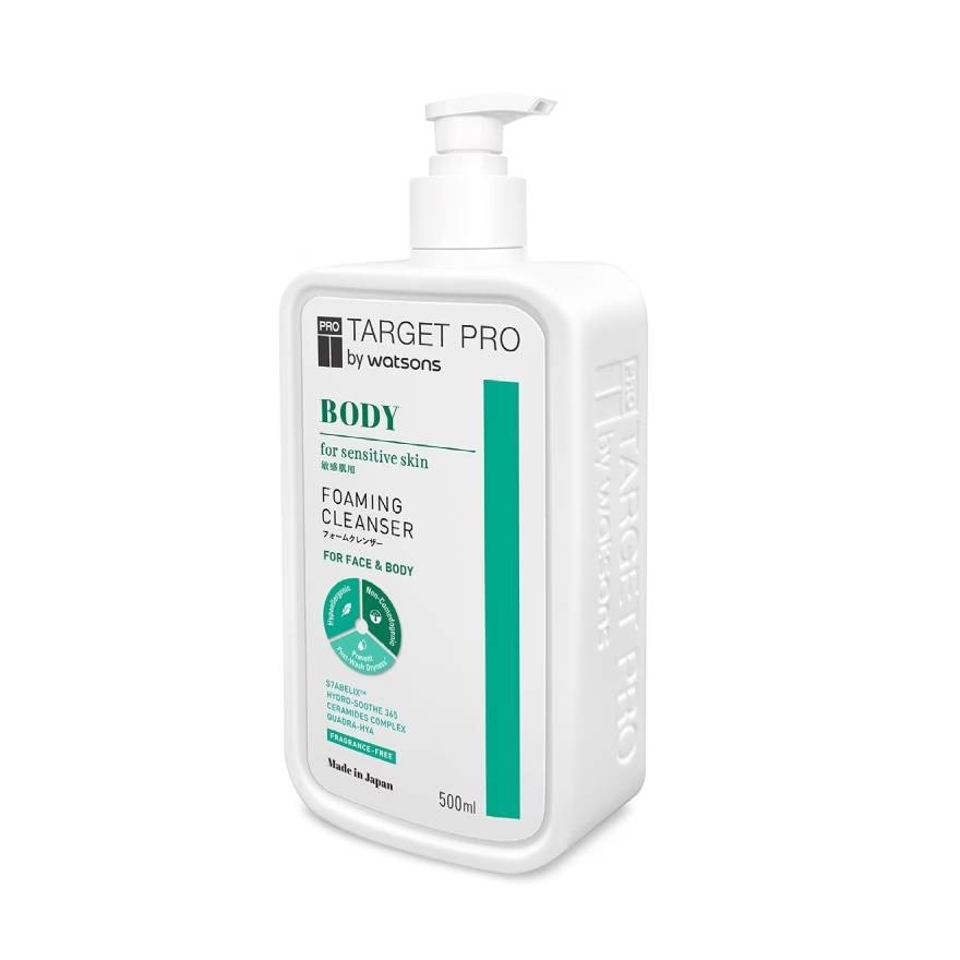 Target Pro by Watsons Body Foaming Cleanser 500 ml.