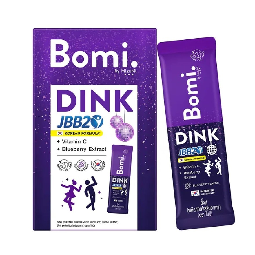 Bomi DINK Blueberry Flavor (4 Sachet x 2.5g.)